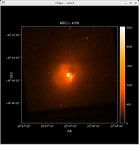 [Thumbnail image: The image from a4059_chandra.fits displayed with the 'heat' colormap.]