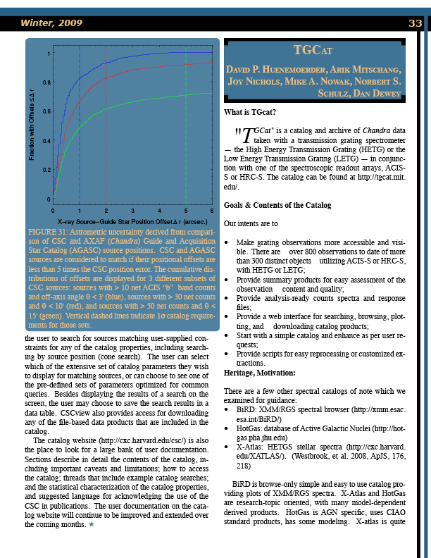 Page 33 of the Chandra Newsletter, issue 16, for text-only,
      please refer to http://cxc.harvard.edu/newsletters/news_16/newsletter16.html