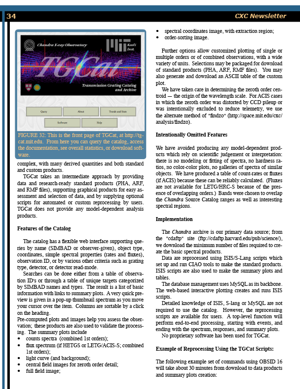Page 34 of the Chandra Newsletter, issue 16, for text-only, please refer to http://cxc.harvard.edu/newsletters/news_16/newsletter16.html