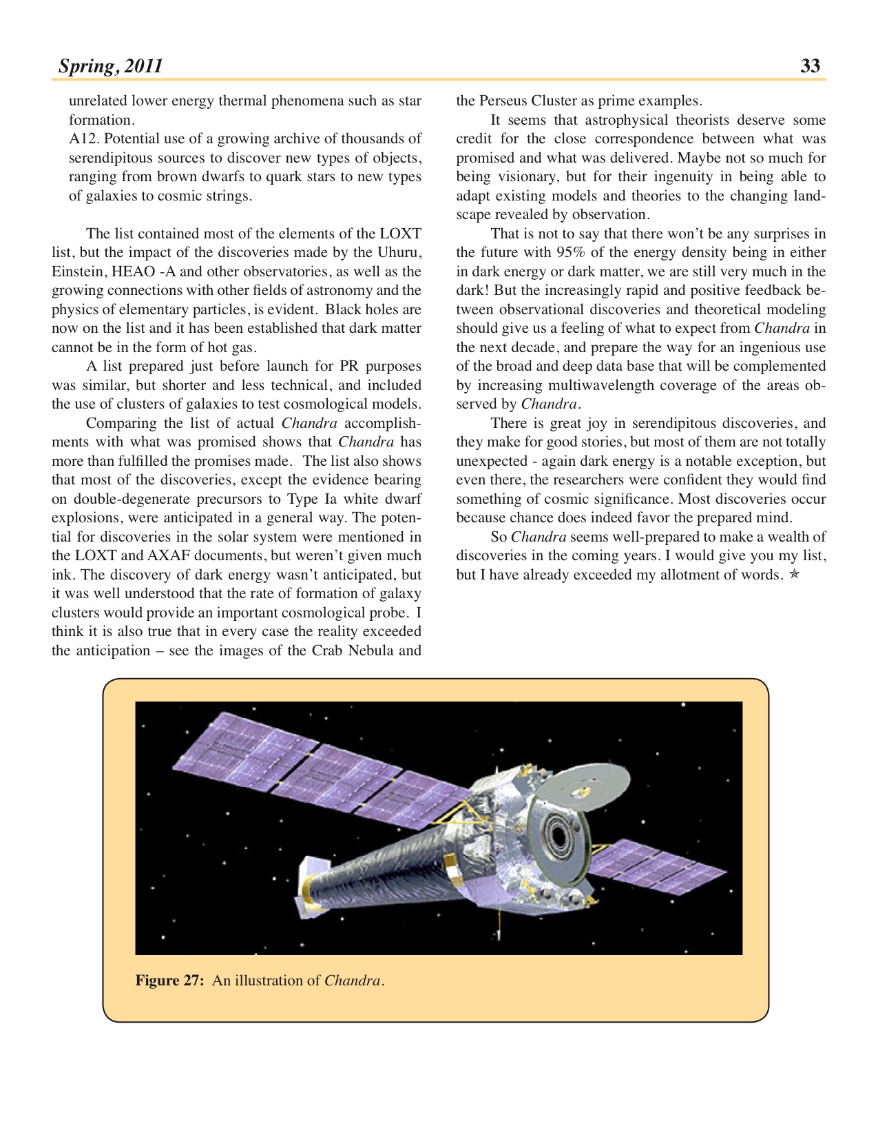 Page 33 of the Chandra Newsletter, issue 18.