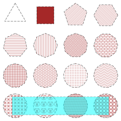 [Using regular-sided regions to show the fill styles provided by ChIPS]