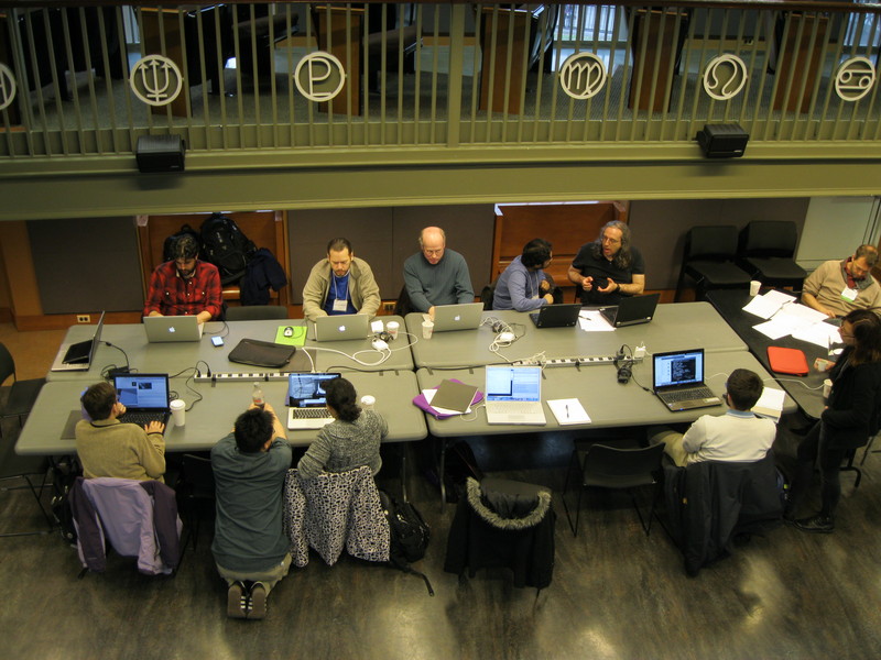 birds eye view of the participants at the 9th CIAO workshop
