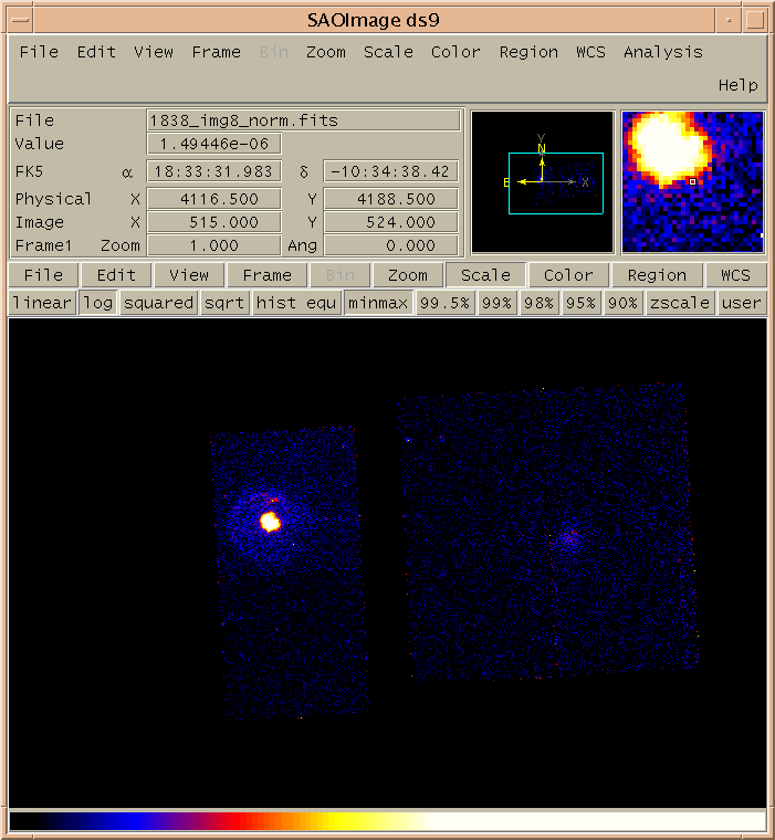 [Image 4: Fluxed image of the whole observation]