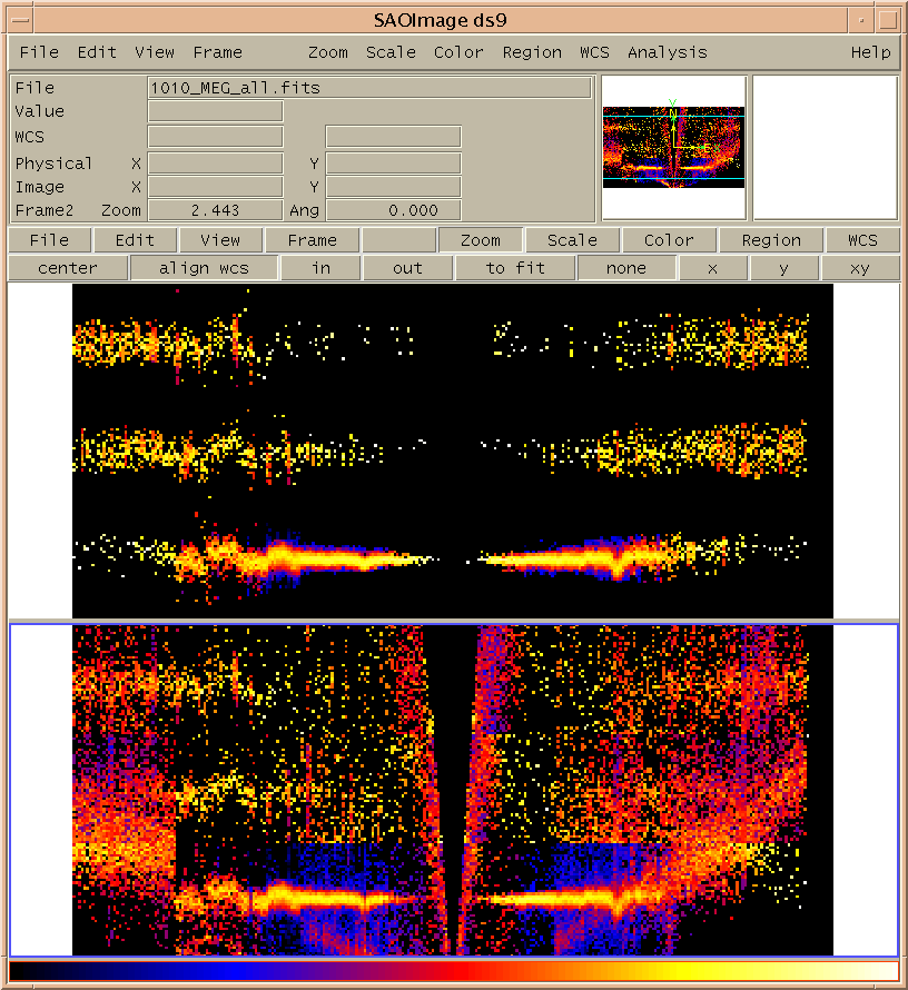 [Image 2: MEG order-sorting plots]