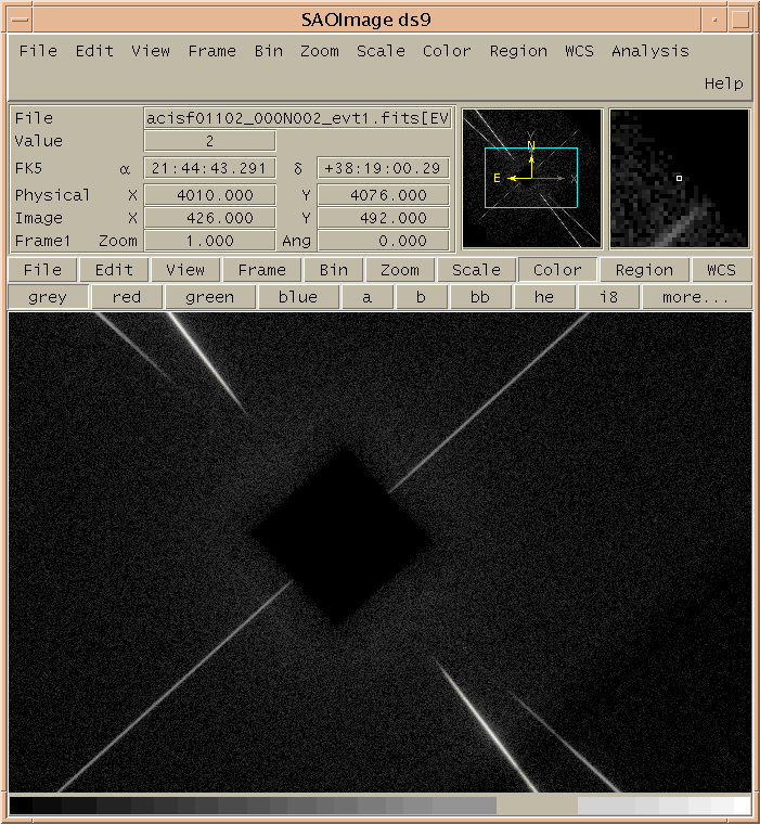 [Image 2: Grating observation with blocked zero order]