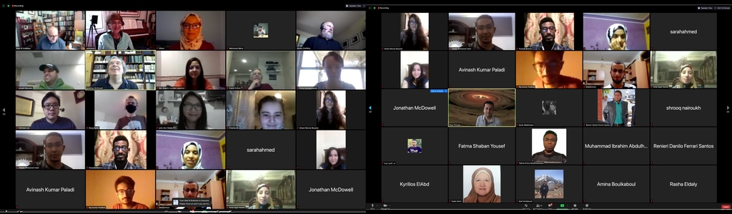 screen shot of zoom workshop participants