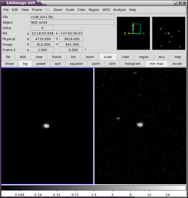 [Thumbnail image: Image of the PSF matched to the data in ds9]