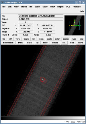 [Thumbnail image: The region mask outlines the photons from the source and the grating arms.]