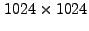 $ 1024\times1024$