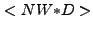 $ <NW{\ast}D>$
