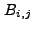 $ B_{i,j}$