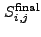 $ S_{i,j}^{\rm final}$