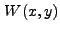 $ W(x,y)$