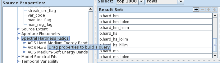 Select all columns o.hard_*