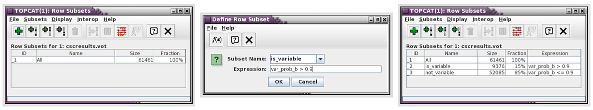 create new subset of variable sources