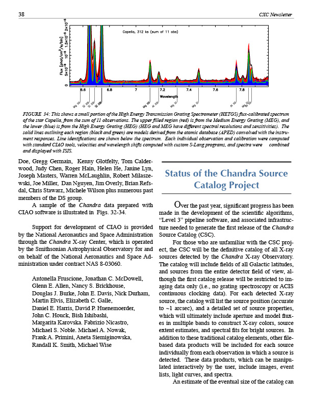 Page 38 of the Chandra Newsletter, issue 14, for text-only, please refer to ...