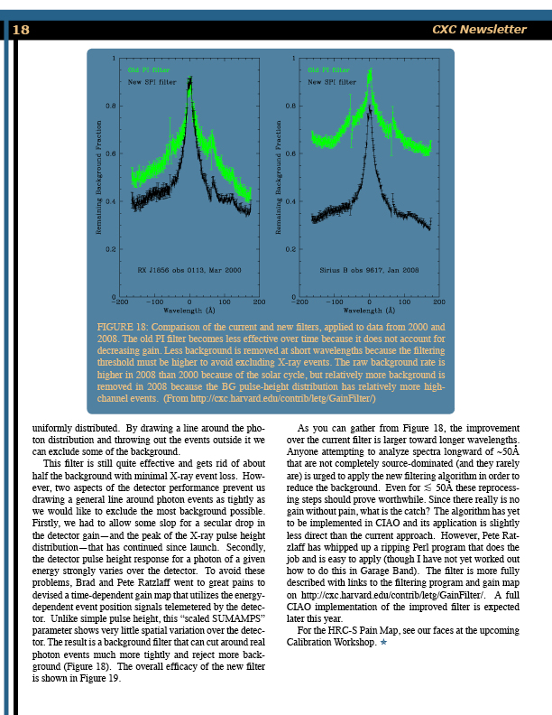 Page 18 of the Chandra Newsletter, issue 16, for text-only, please refer to http://cxc.harvard.edu/newsletters/news_16/newsletter16.html