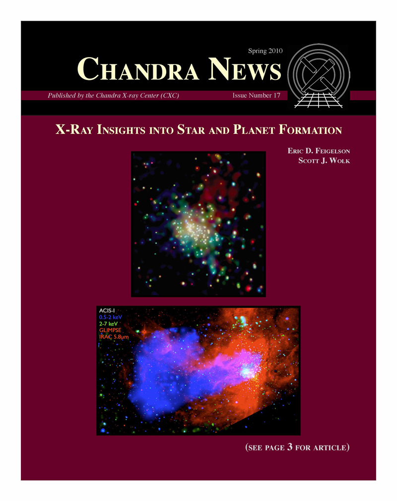 Page 1 of the Chandra Newsletter, issue 17, for text-only, please refer to http://cxc.harvard.edu/newsletters/news_17/newsletter17.html