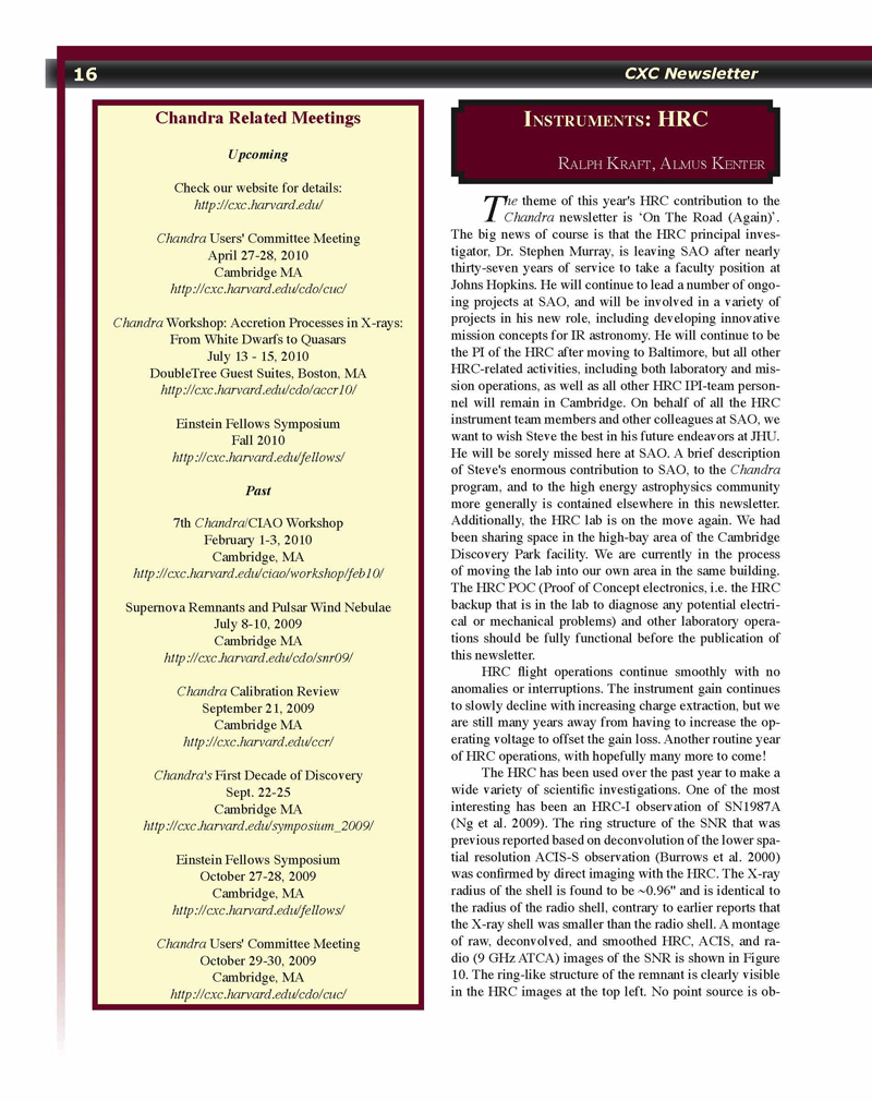 Page 16 of the Chandra Newsletter, issue 17, for text-only, please refer to http://cxc.harvard.edu/newsletters/news_17/newsletter17.html