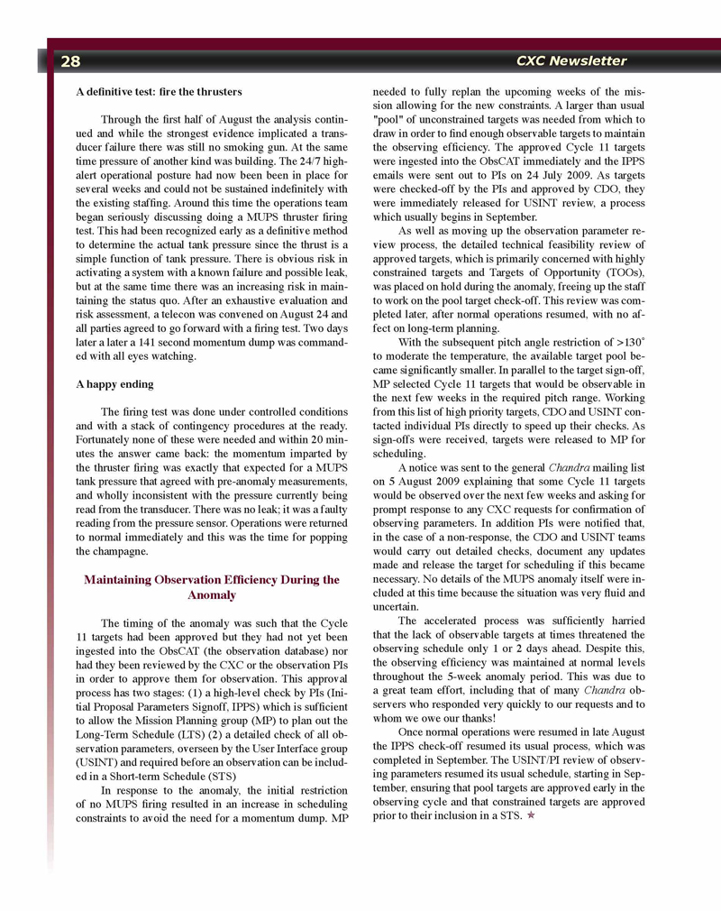 Page 28 of the Chandra Newsletter, issue 17, for text-only, please refer to http://cxc.harvard.edu/newsletters/news_17/newsletter17.html