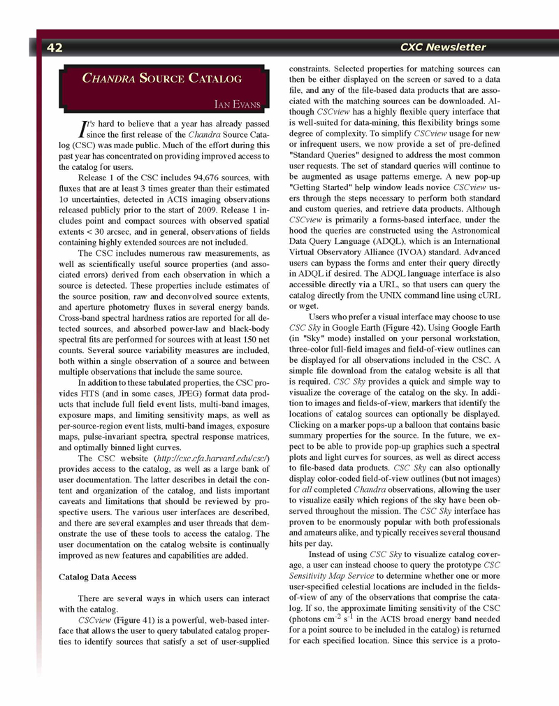 Page 42 of the Chandra Newsletter, issue 17, for text-only, please refer to http://cxc.harvard.edu/newsletters/news_17/newsletter17.html