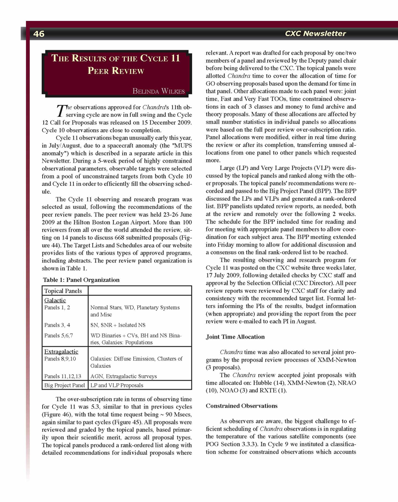 Page 46 of the Chandra Newsletter, issue 17, for text-only, please refer to http://cxc.harvard.edu/newsletters/news_17/newsletter17.html