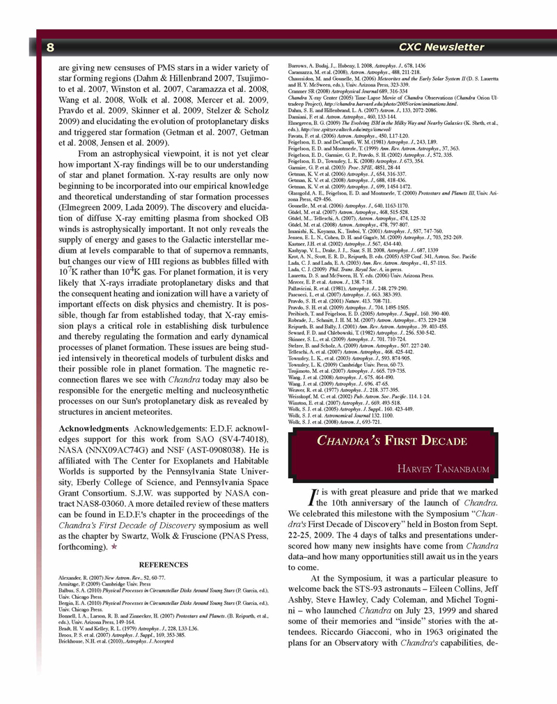 Page 8 of the Chandra Newsletter, issue 17, for text-only, please refer to http://cxc.harvard.edu/newsletters/news_17/newsletter17.html