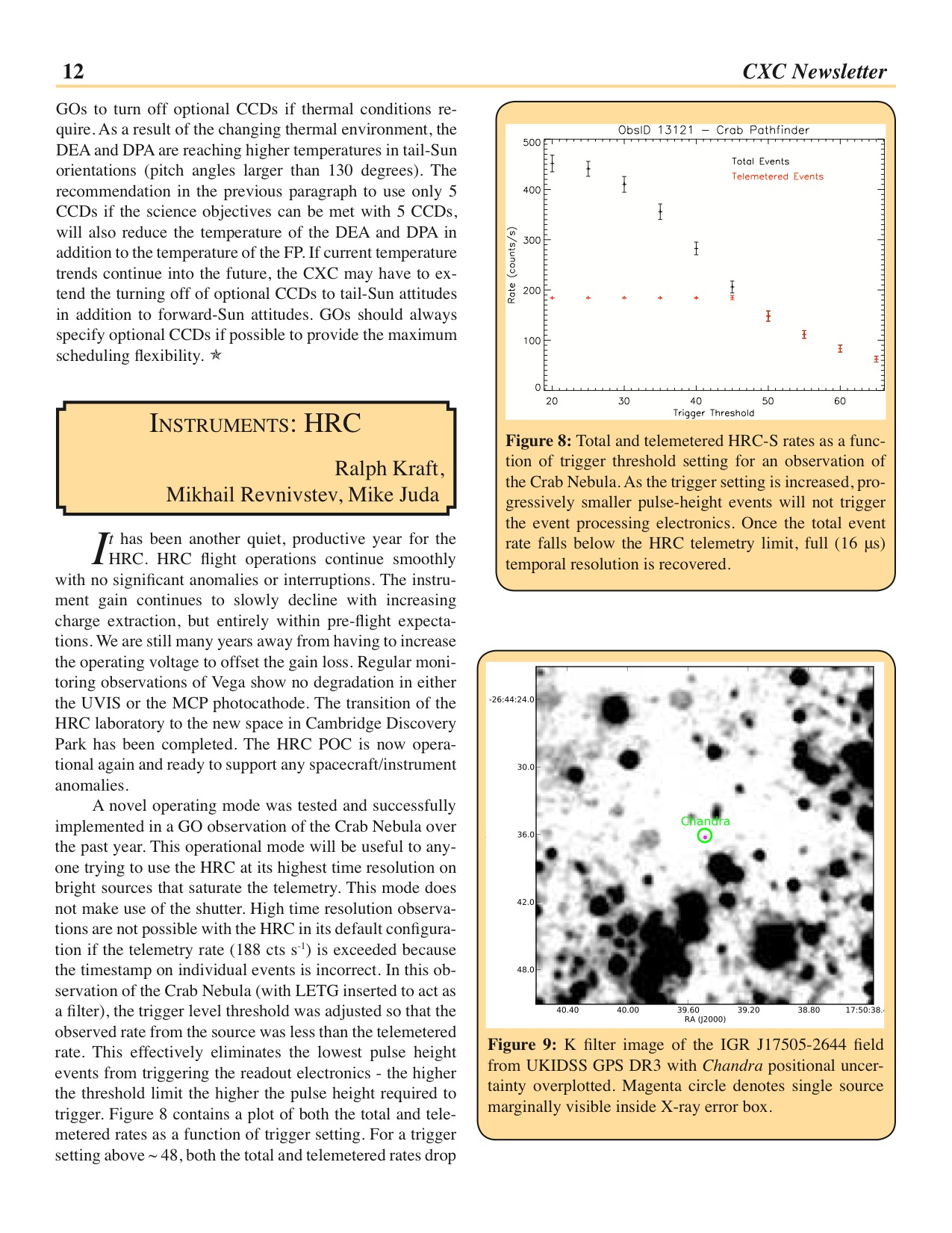 Page 12 of the Chandra Newsletter, issue 18.