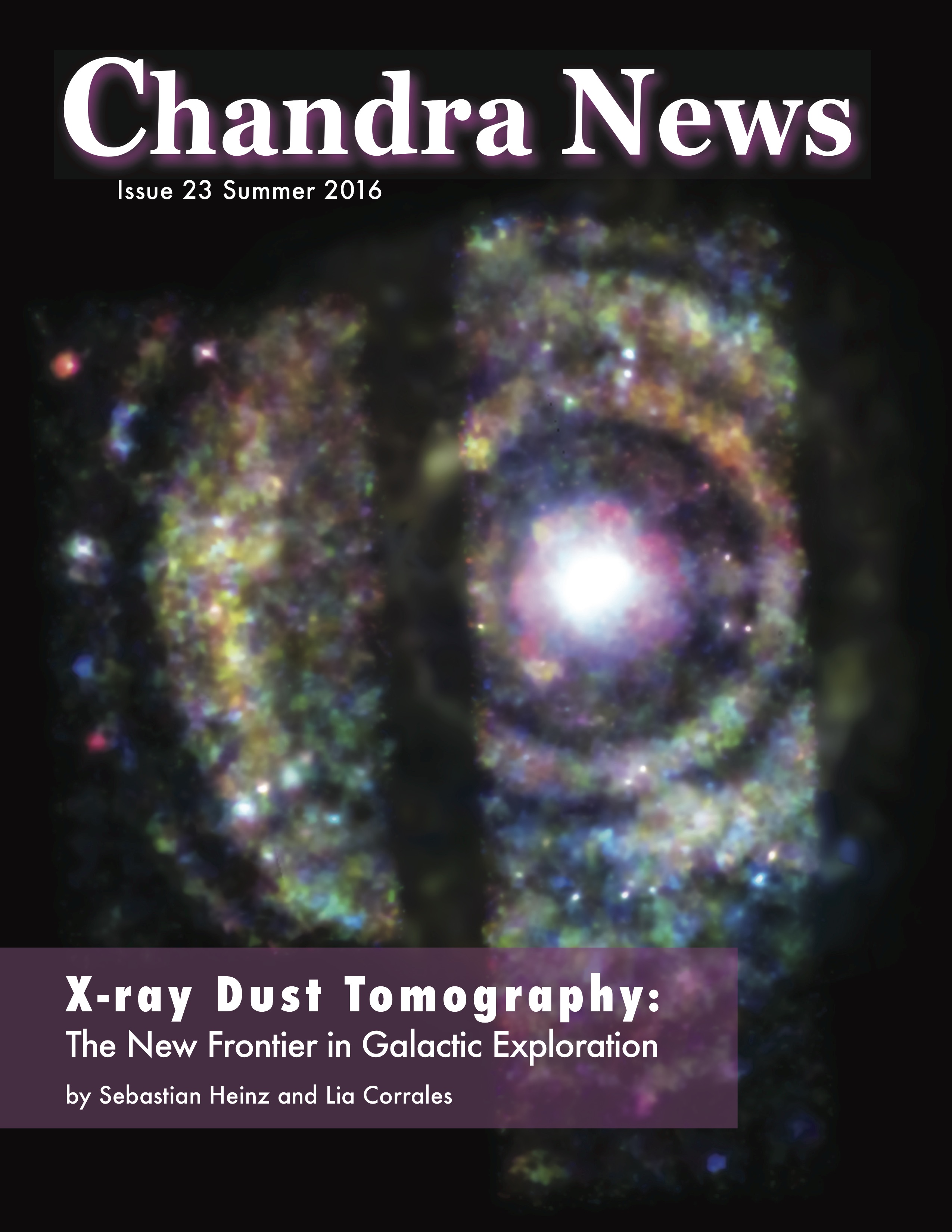 Cover of the Chandra Newsletter, Issue 23.