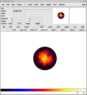 [2D image data in ds9]